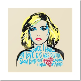 Blondie heart of glass Posters and Art